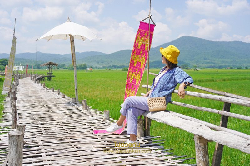 สะพานไม้ไผ่บ้านปงท่าข้าม
